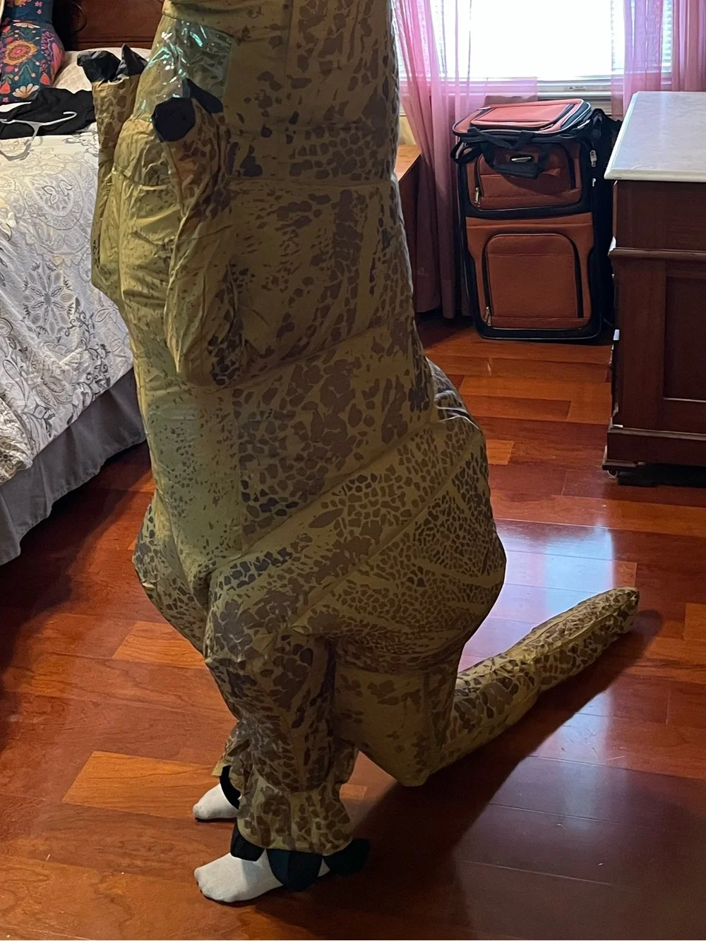 Halloween Jurassic World T-Rex Inflatable Costume - Kids OS